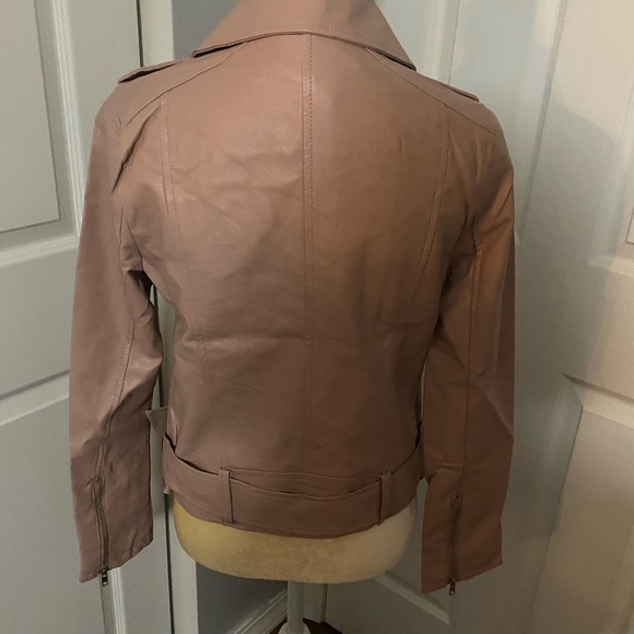 New Blush Moto Style Jacket - Picture 8 of 8